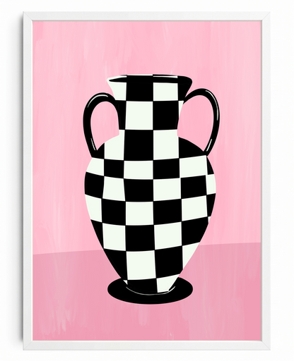 Checkered Vase