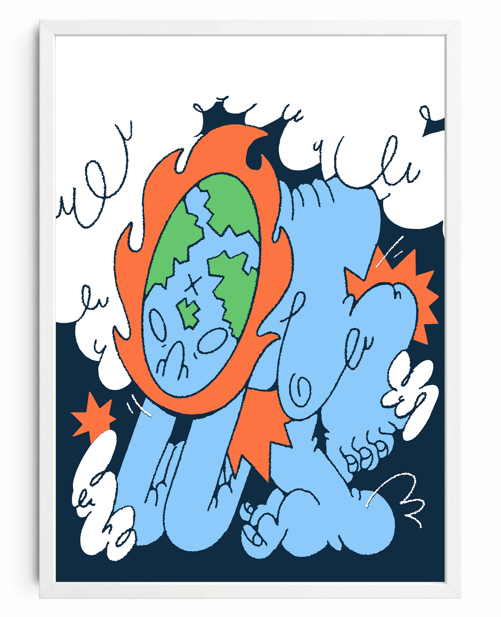 Burning Planet