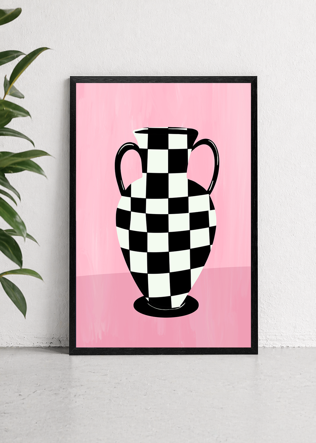 Checkered Vase