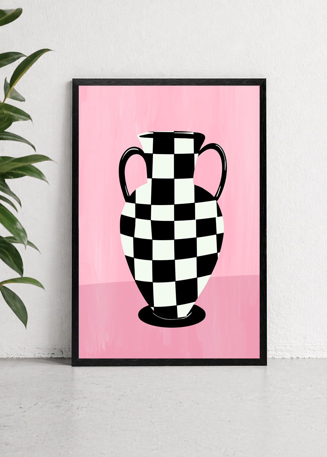 Checkered Vase