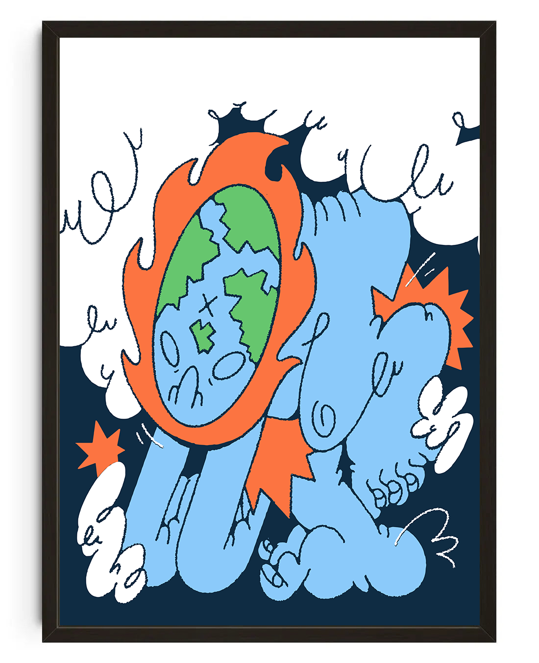 Burning Planet
