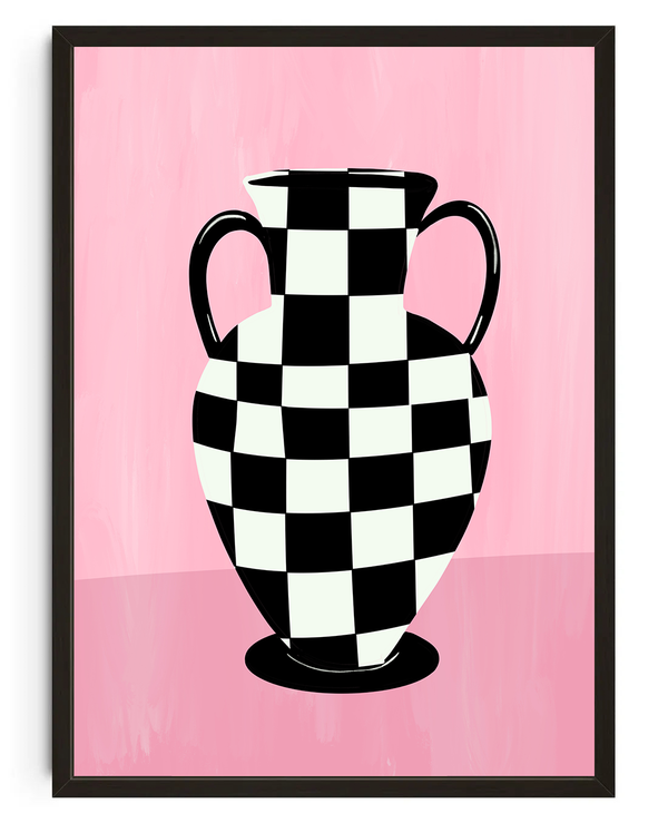 Checkered Vase
