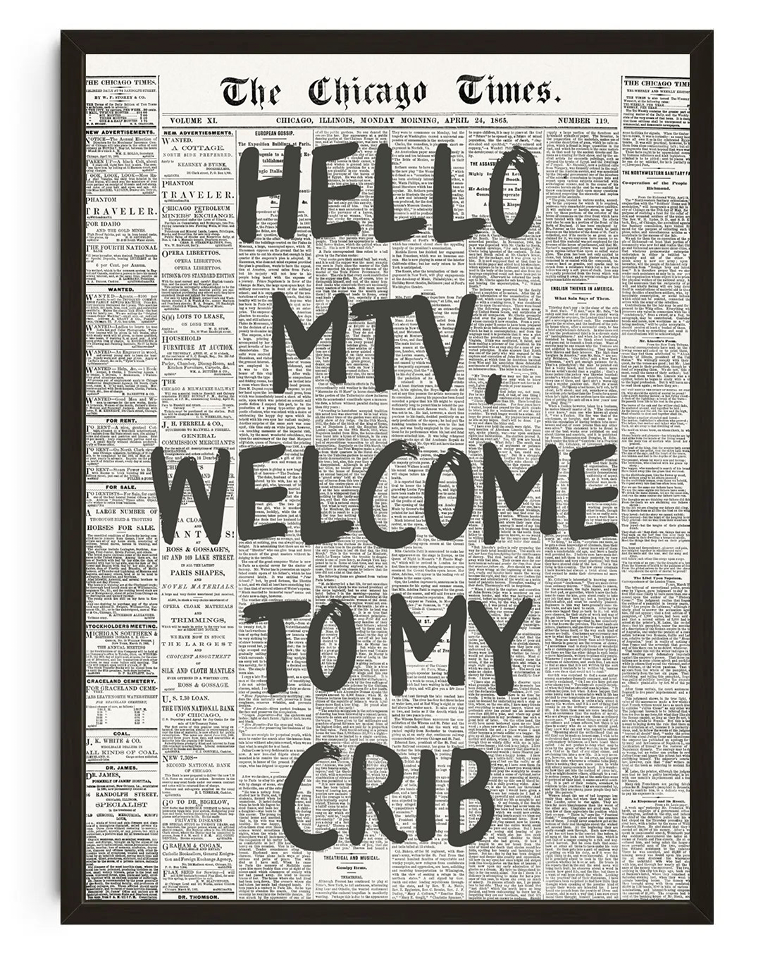 Welcome To My Crib